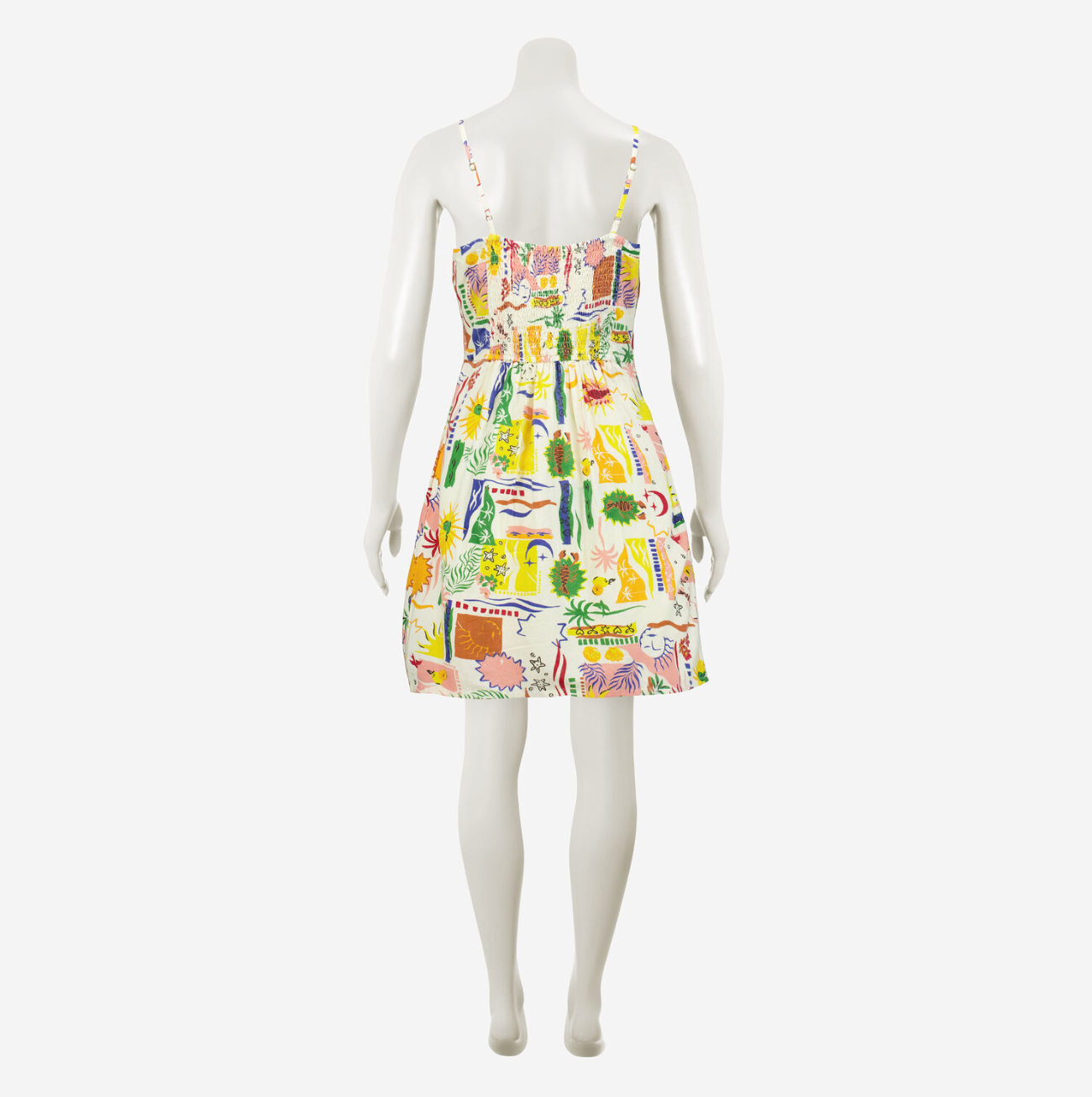 Japna Vestido mini con estampado multicolor